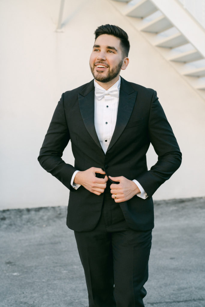 Groom portrait 